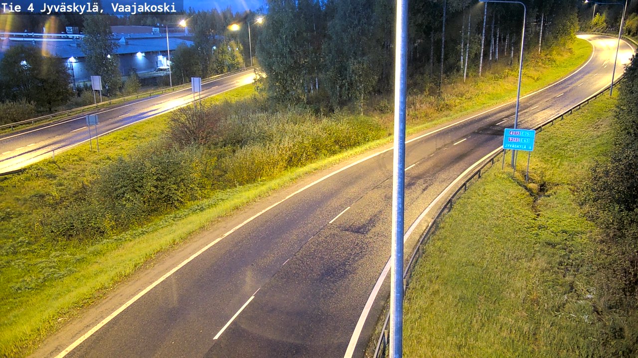 Weather Camera Image Road 4 Jyväskylä, Vaajakoski, Jyväskylä, Keski-Suomi