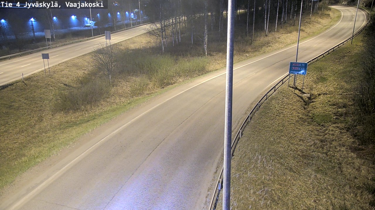 Weather Camera Image Road 4 Jyväskylä, Vaajakoski, Jyväskylä, Keski-Suomi