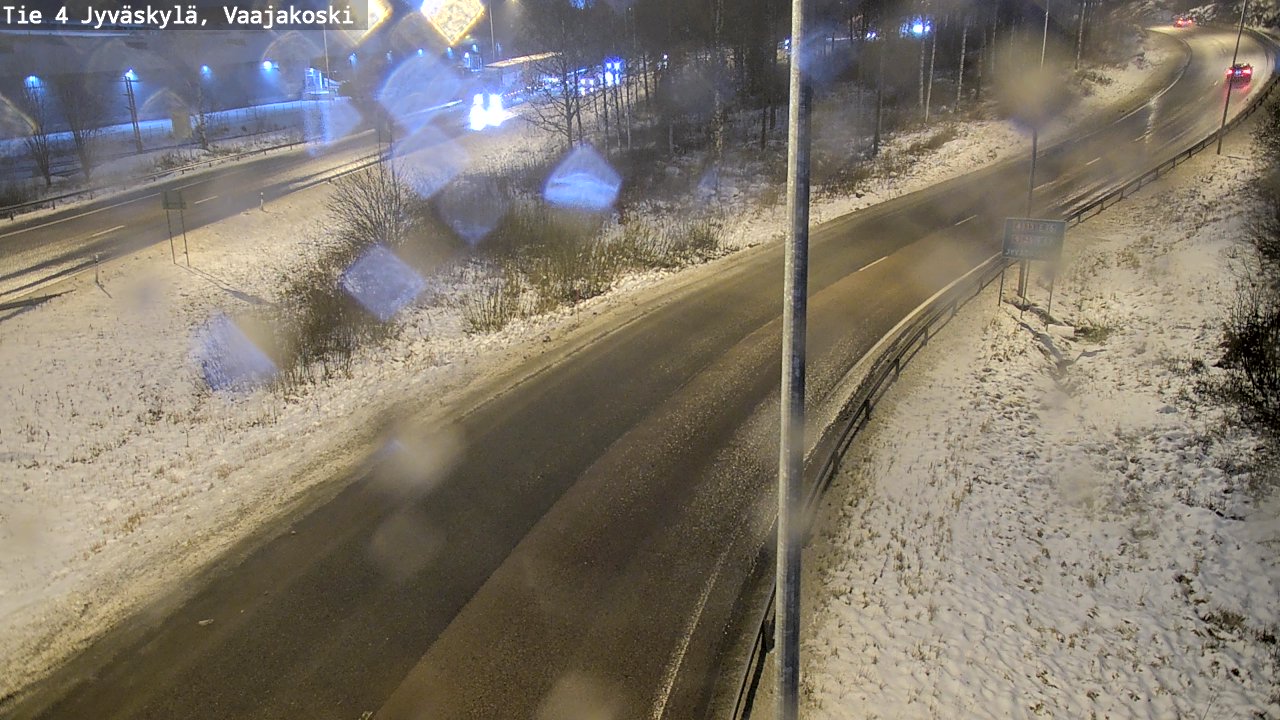 Weather Camera Image Väg 4 Jyväskylä, Vaajakoski, Jyväskylä, Keski-Suomi