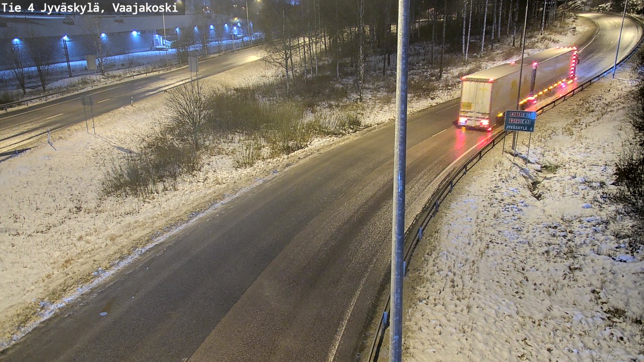 Weather Camera Image Väg 4 Jyväskylä, Vaajakoski, Jyväskylä, Keski-Suomi