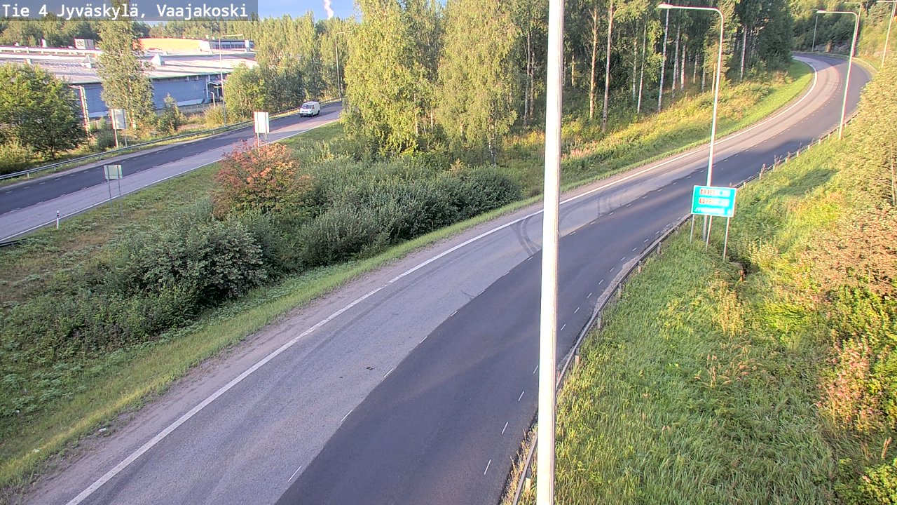 Weather Camera Image Road 4 Jyväskylä, Vaajakoski, Jyväskylä, Keski-Suomi