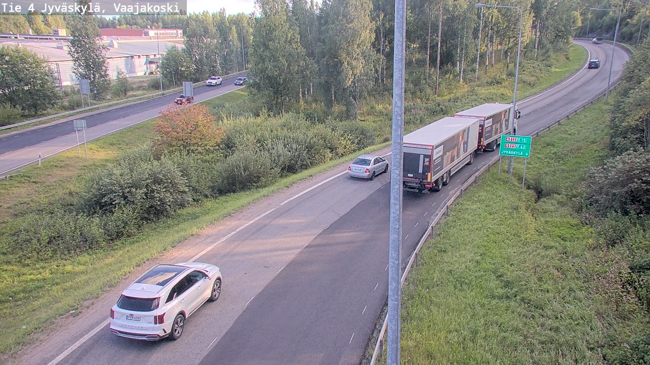 Kelikamerat Kuva Tie 4 Jyväskylä, Vaajakoski, Jyväskylä, Keski-Suomi