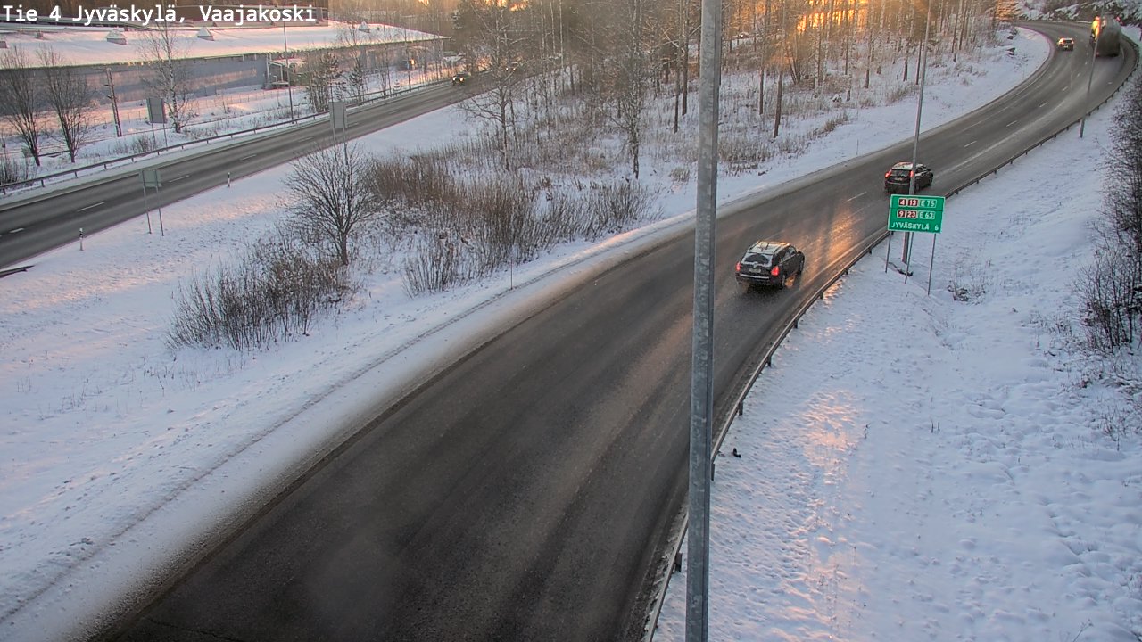 Weather Camera Image Road 4 Jyväskylä, Vaajakoski, Jyväskylä, Keski-Suomi