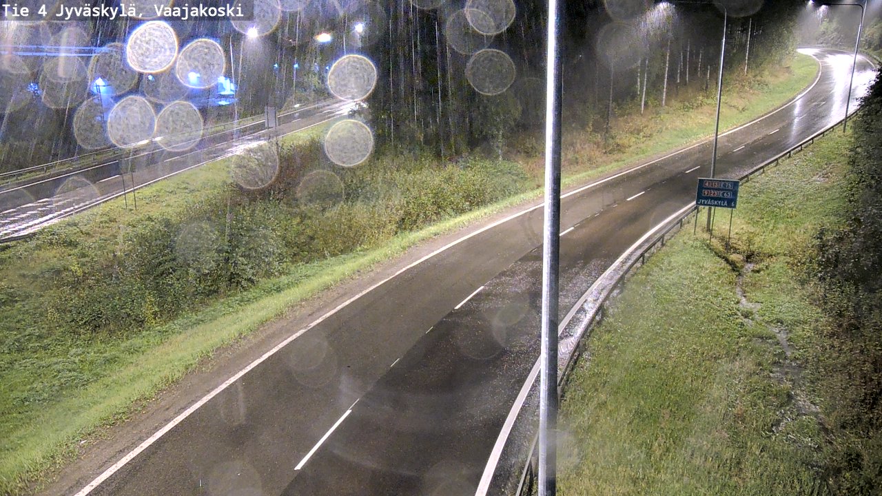 Weather Camera Image Road 4 Jyväskylä, Vaajakoski, Jyväskylä, Keski-Suomi