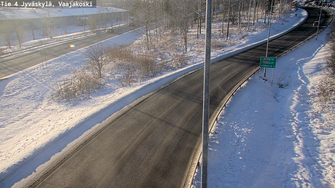 Weather Camera Image Road 4 Jyväskylä, Vaajakoski, Jyväskylä, Keski-Suomi