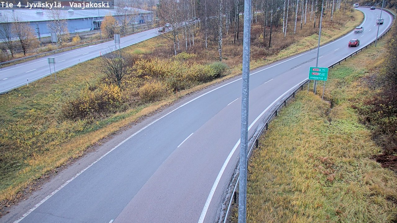Kelikamerat Kuva Tie 4 Jyväskylä, Vaajakoski, Jyväskylä, Keski-Suomi