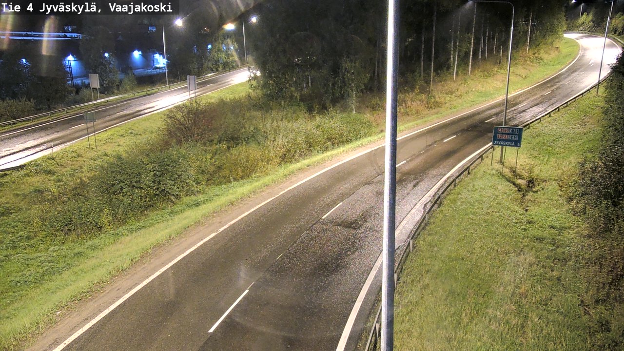 Weather Camera Image Road 4 Jyväskylä, Vaajakoski, Jyväskylä, Keski-Suomi