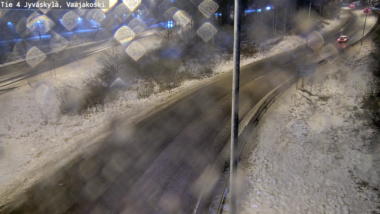 Weather Camera Image Väg 4 Jyväskylä, Vaajakoski, Jyväskylä, Keski-Suomi