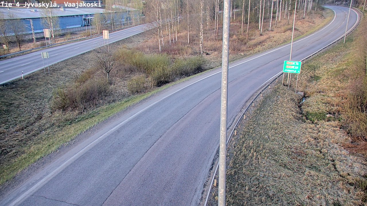 Weather Camera Image Väg 4 Jyväskylä, Vaajakoski, Jyväskylä, Keski-Suomi