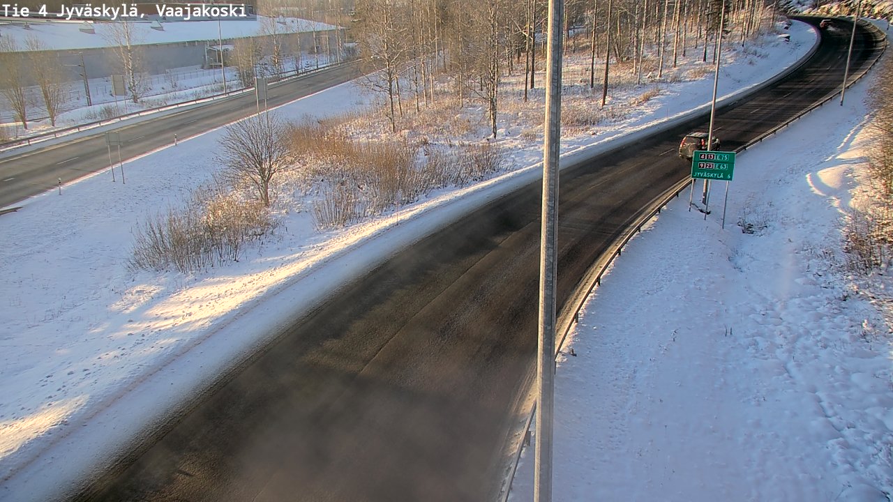 Weather Camera Image Road 4 Jyväskylä, Vaajakoski, Jyväskylä, Keski-Suomi