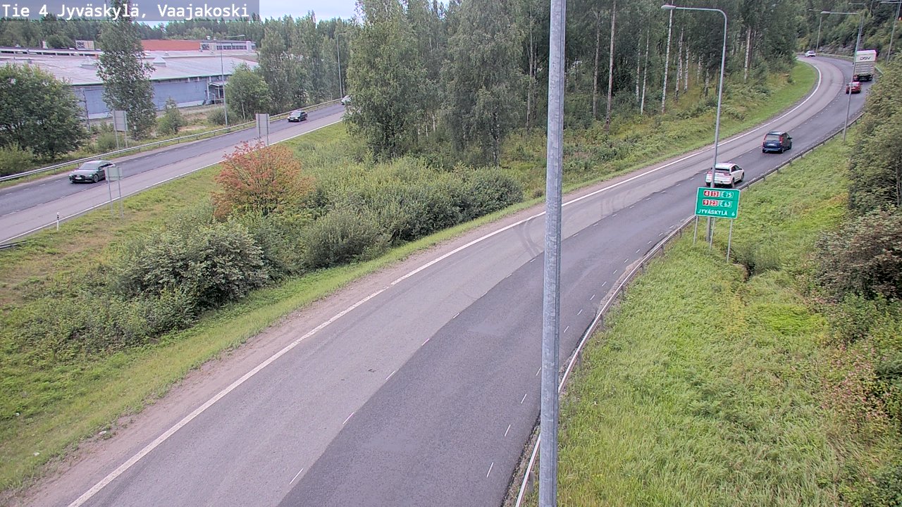 Weather Camera Image Road 4 Jyväskylä, Vaajakoski, Jyväskylä, Keski-Suomi