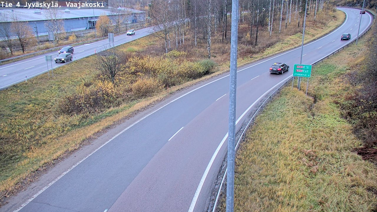 Kelikamerat Kuva Tie 4 Jyväskylä, Vaajakoski, Jyväskylä, Keski-Suomi