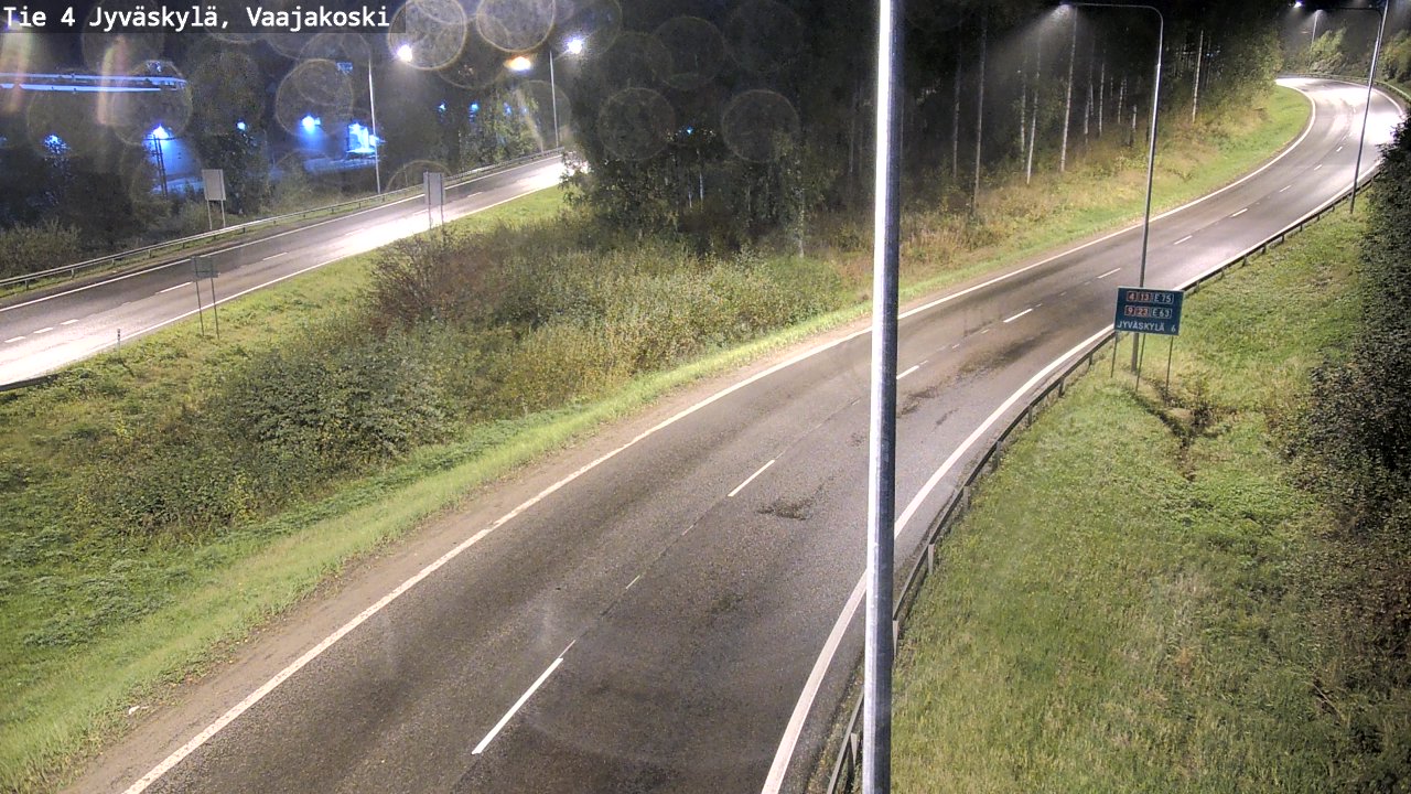 Weather Camera Image Road 4 Jyväskylä, Vaajakoski, Jyväskylä, Keski-Suomi