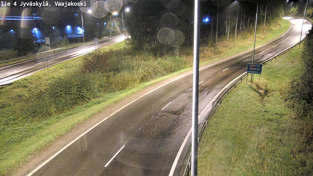 Weather Camera Image Road 4 Jyväskylä, Vaajakoski, Jyväskylä, Keski-Suomi