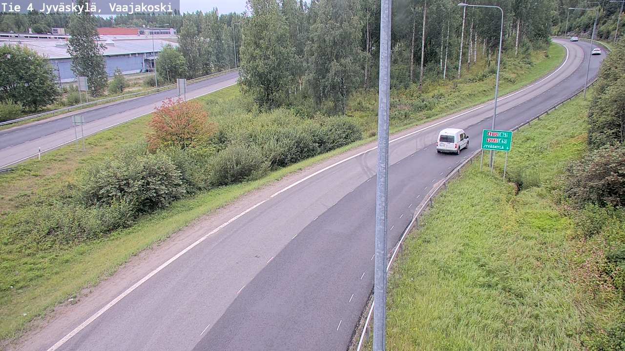 Weather Camera Image Road 4 Jyväskylä, Vaajakoski, Jyväskylä, Keski-Suomi