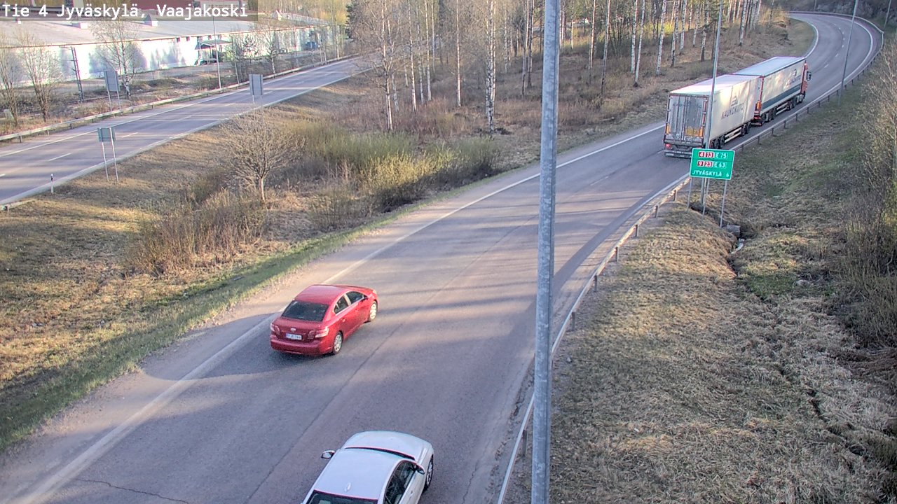 Weather Camera Image Road 4 Jyväskylä, Vaajakoski, Jyväskylä, Keski-Suomi