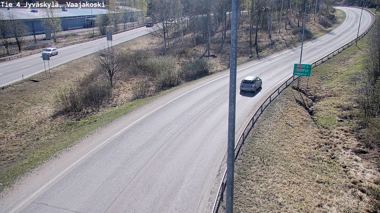 Weather Camera Image Road 4 Jyväskylä, Vaajakoski, Jyväskylä, Keski-Suomi