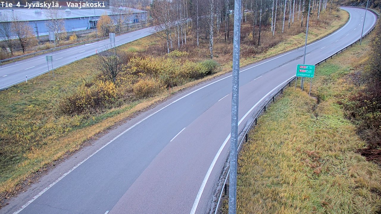 Kelikamerat Kuva Tie 4 Jyväskylä, Vaajakoski, Jyväskylä, Keski-Suomi