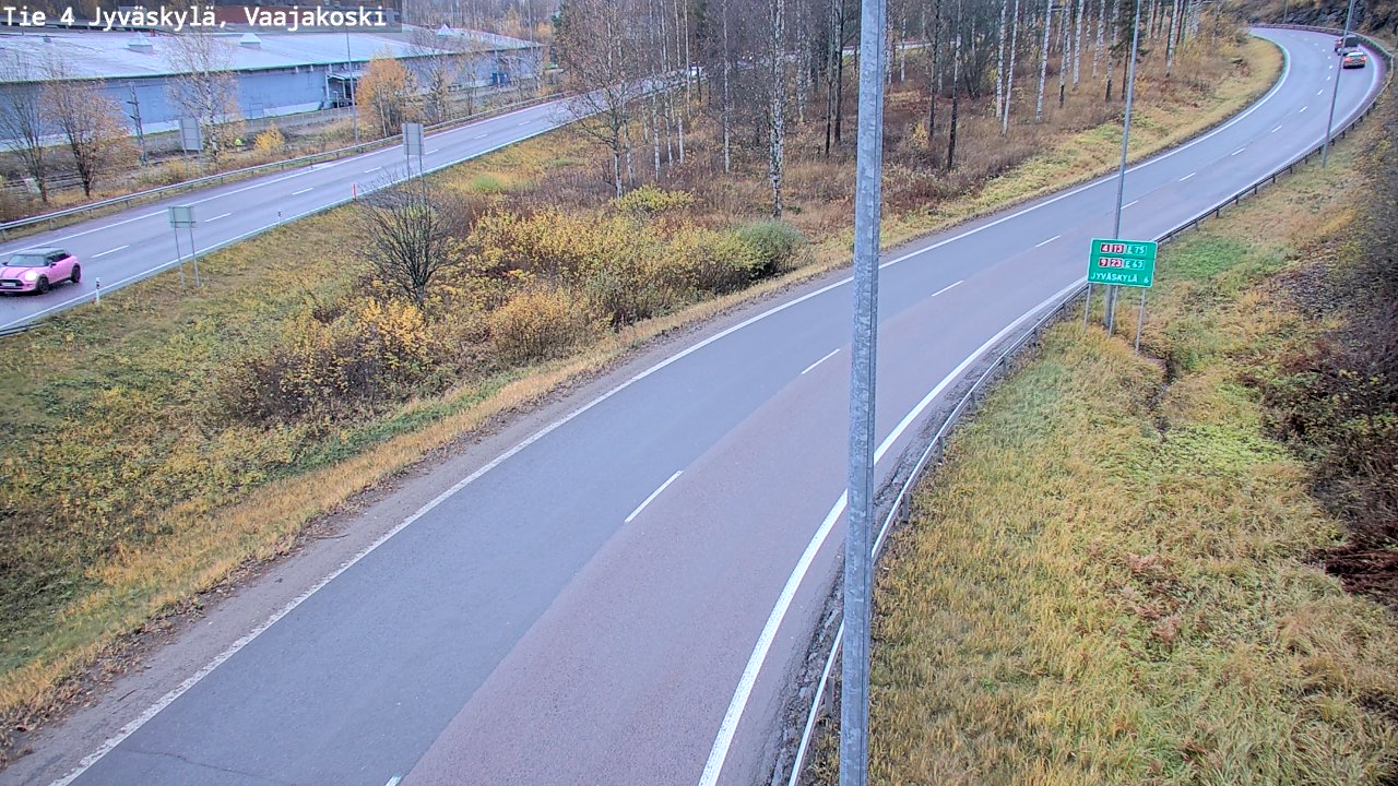 Kelikamerat Kuva Tie 4 Jyväskylä, Vaajakoski, Jyväskylä, Keski-Suomi