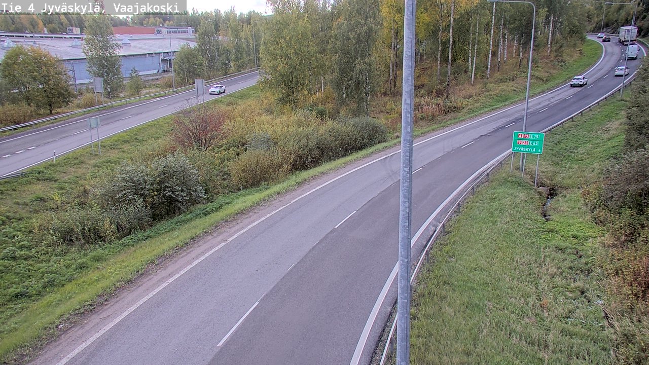 Kelikamerat Kuva Tie 4 Jyväskylä, Vaajakoski, Jyväskylä, Keski-Suomi