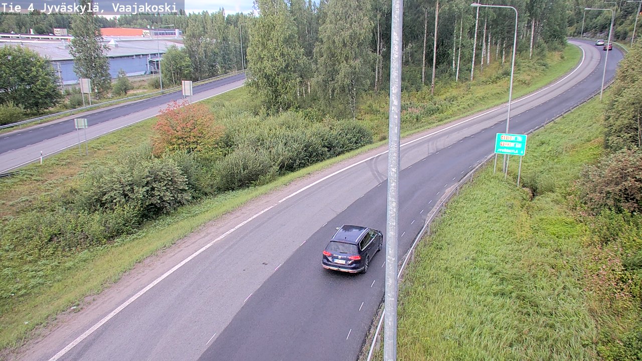 Weather Camera Image Road 4 Jyväskylä, Vaajakoski, Jyväskylä, Keski-Suomi