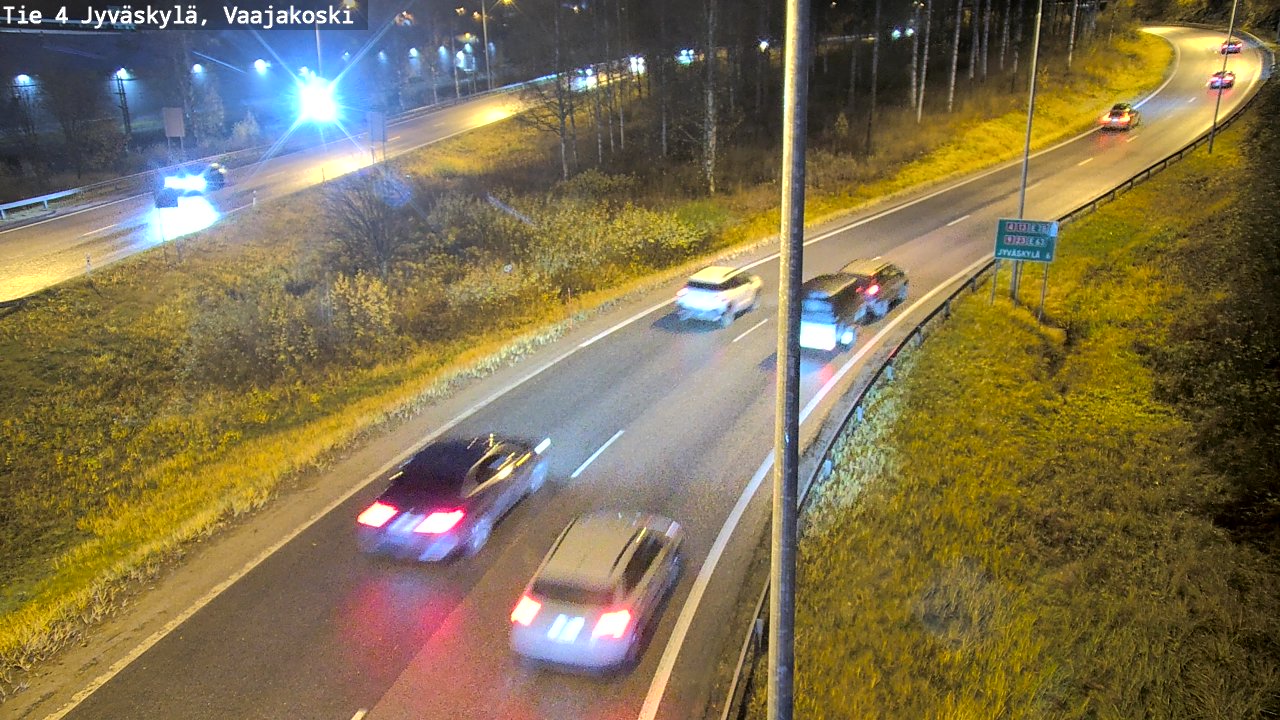 Kelikamerat Kuva Tie 4 Jyväskylä, Vaajakoski, Jyväskylä, Keski-Suomi