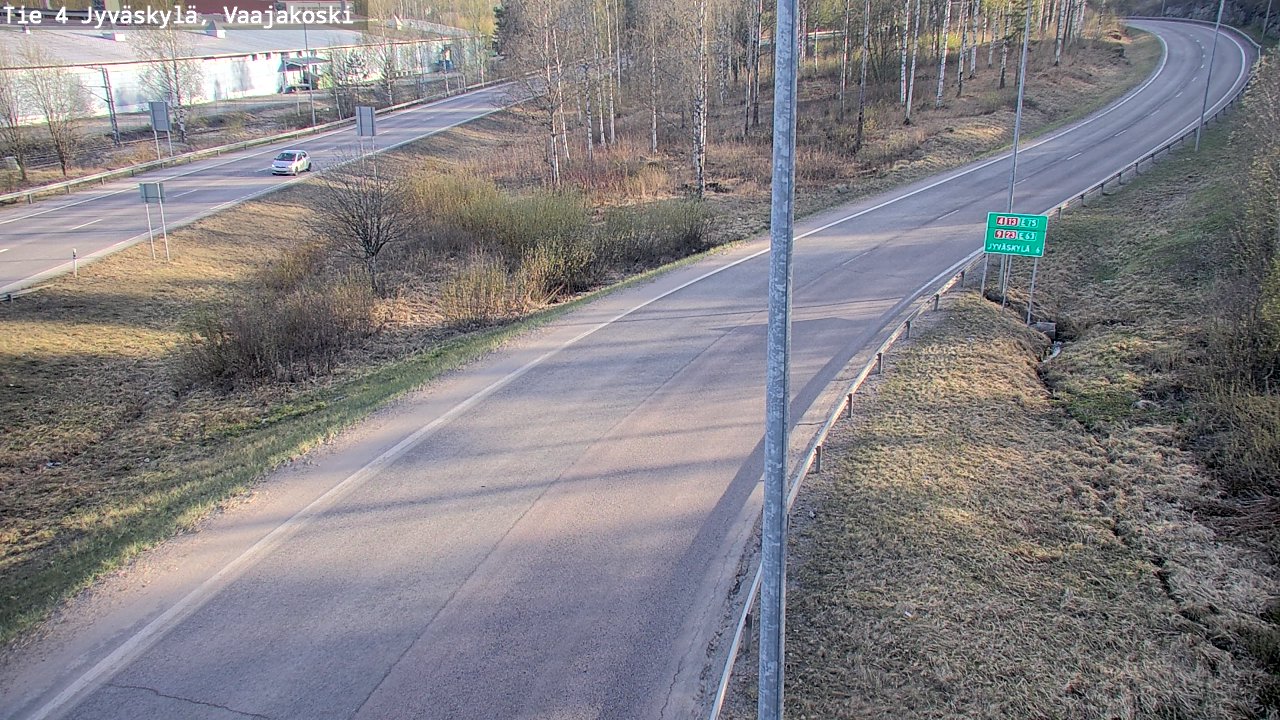 Weather Camera Image Road 4 Jyväskylä, Vaajakoski, Jyväskylä, Keski-Suomi