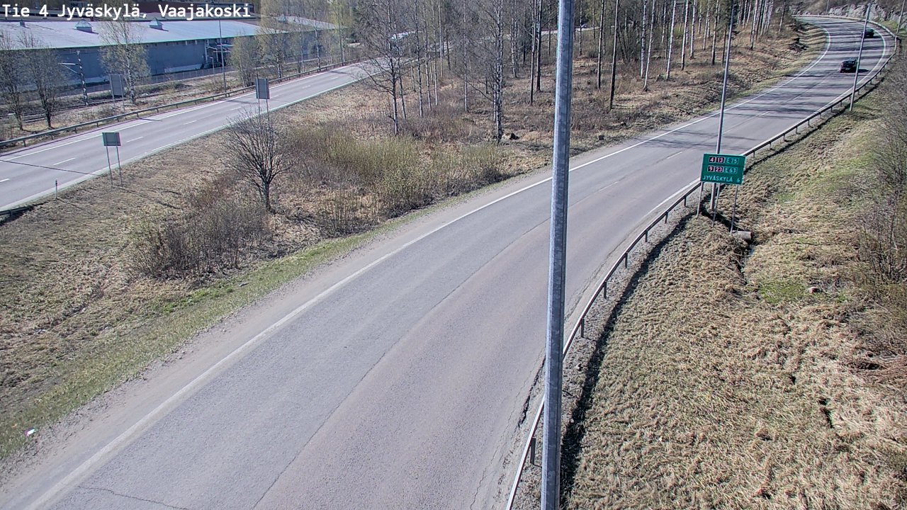 Weather Camera Image Road 4 Jyväskylä, Vaajakoski, Jyväskylä, Keski-Suomi