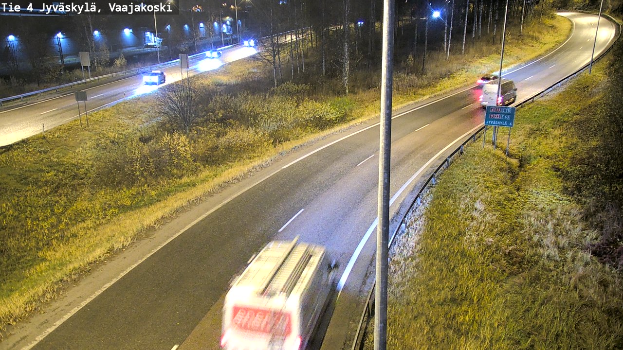 Kelikamerat Kuva Tie 4 Jyväskylä, Vaajakoski, Jyväskylä, Keski-Suomi