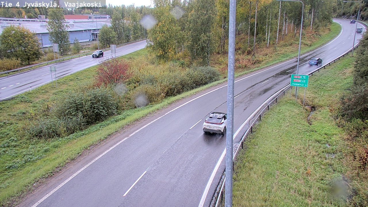 Weather Camera Image Road 4 Jyväskylä, Vaajakoski, Jyväskylä, Keski-Suomi