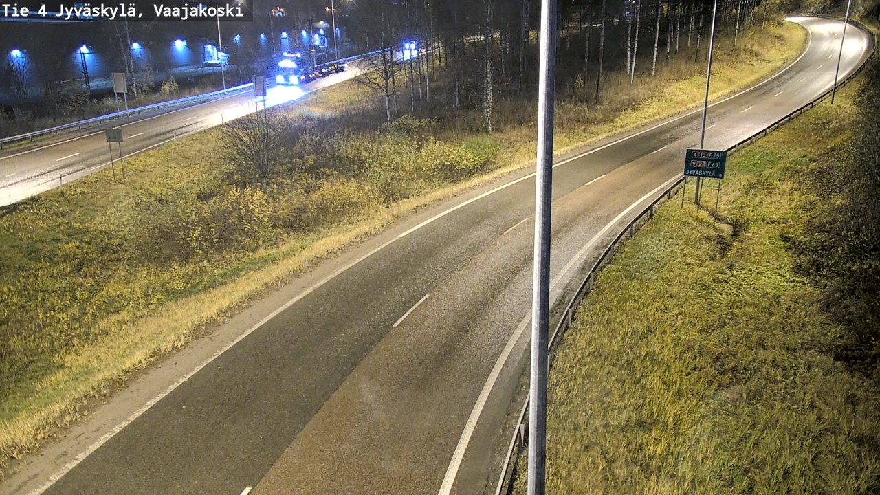 Weather Camera Image Road 4 Jyväskylä, Vaajakoski, Jyväskylä, Keski-Suomi