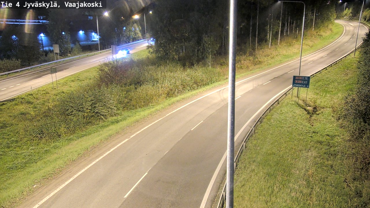 Weather Camera Image Road 4 Jyväskylä, Vaajakoski, Jyväskylä, Keski-Suomi