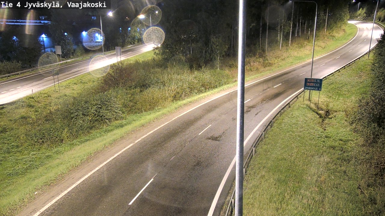 Weather Camera Image Road 4 Jyväskylä, Vaajakoski, Jyväskylä, Keski-Suomi