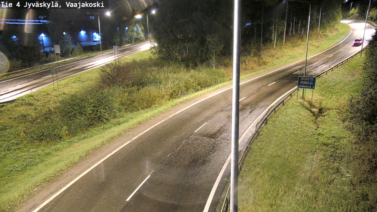 Weather Camera Image Road 4 Jyväskylä, Vaajakoski, Jyväskylä, Keski-Suomi