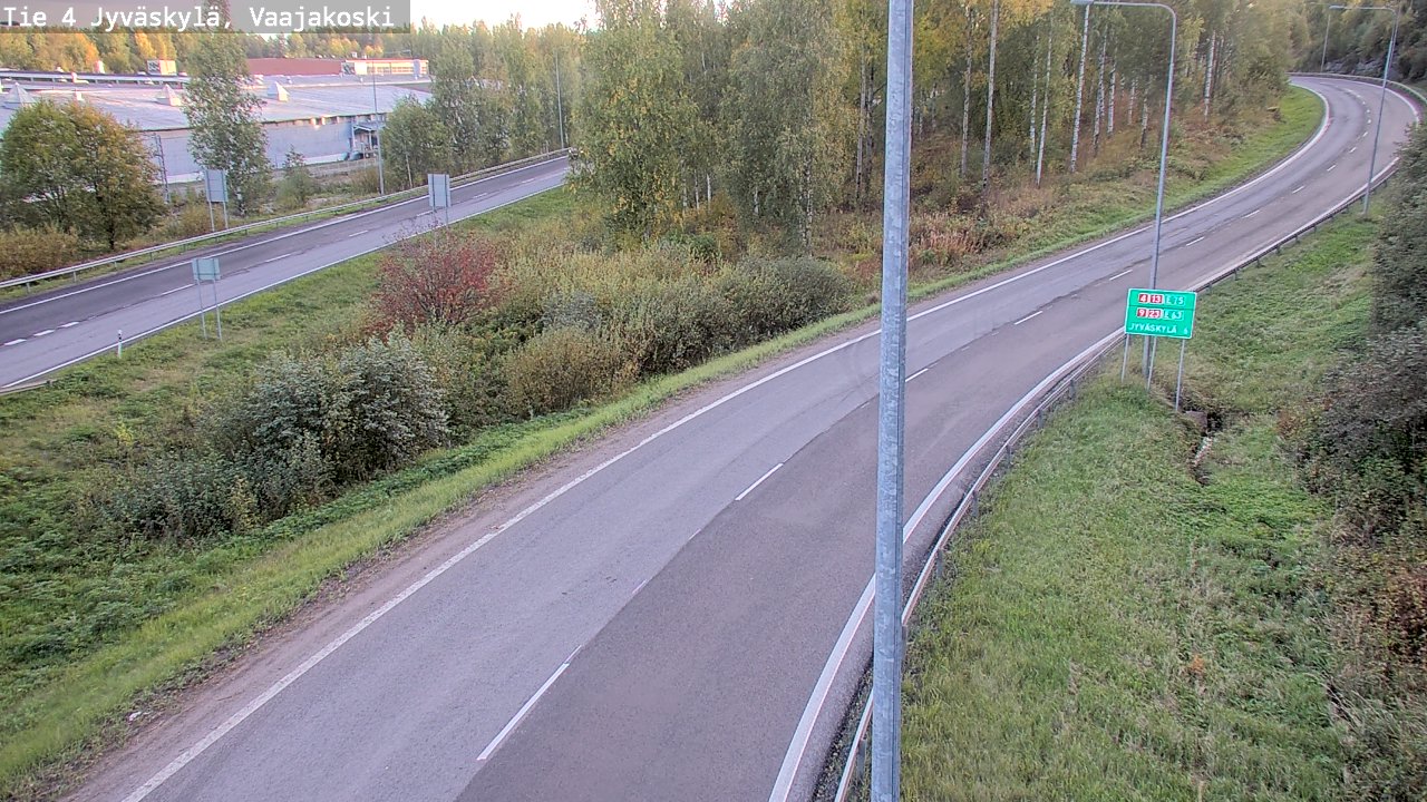 Weather Camera Image Road 4 Jyväskylä, Vaajakoski, Jyväskylä, Keski-Suomi