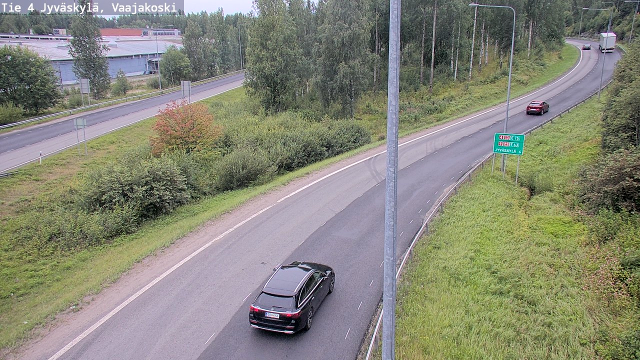 Weather Camera Image Road 4 Jyväskylä, Vaajakoski, Jyväskylä, Keski-Suomi