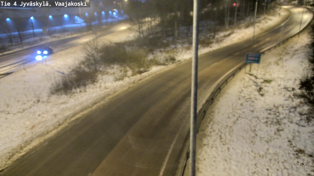 Weather Camera Image Väg 4 Jyväskylä, Vaajakoski, Jyväskylä, Keski-Suomi