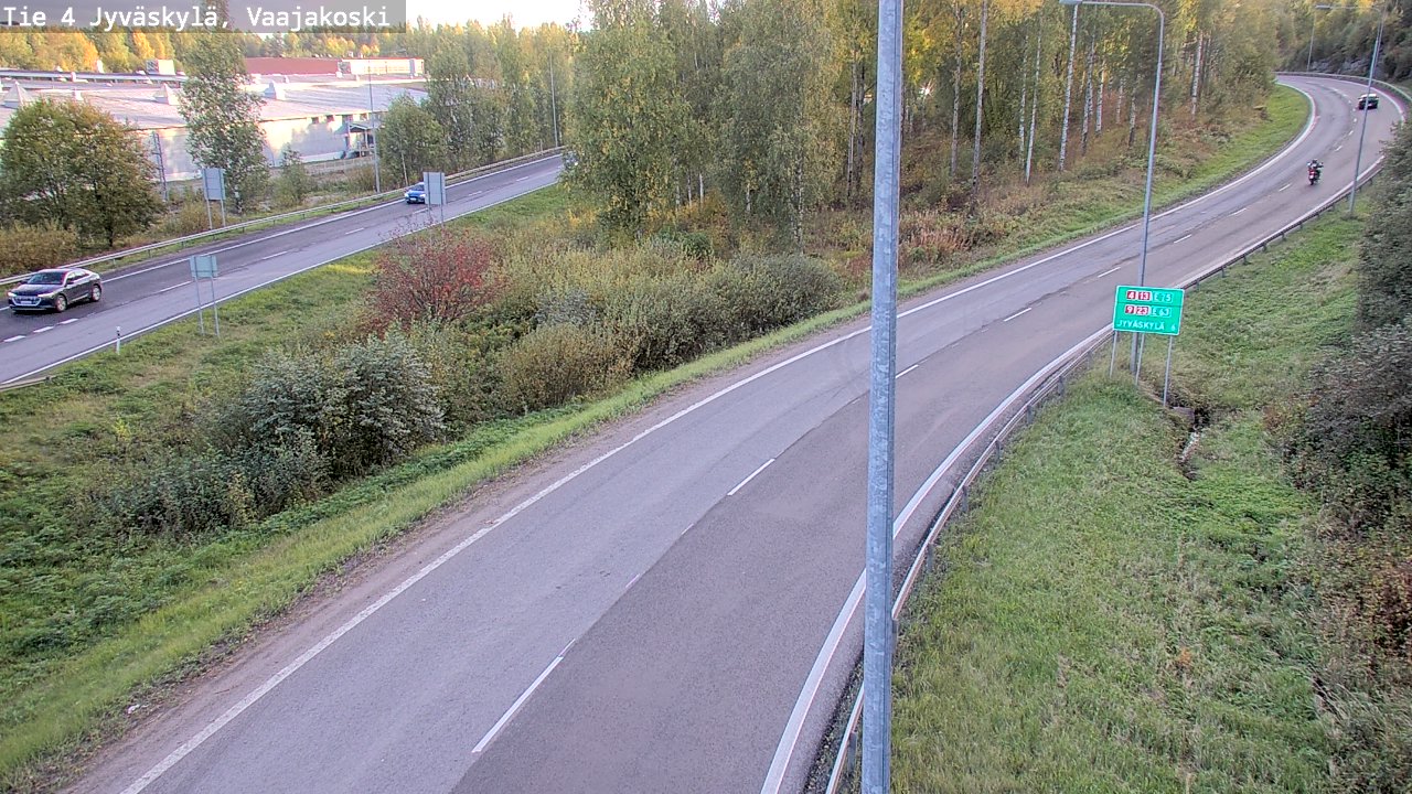 Weather Camera Image Road 4 Jyväskylä, Vaajakoski, Jyväskylä, Keski-Suomi