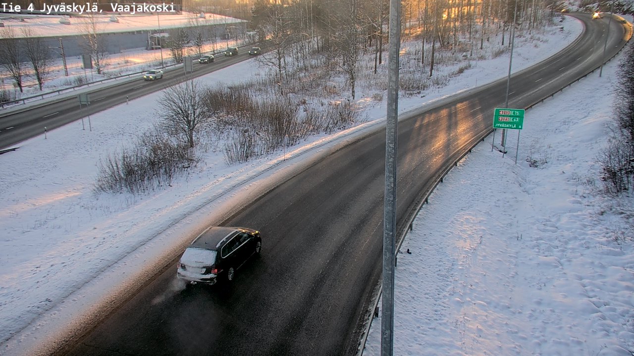 Weather Camera Image Road 4 Jyväskylä, Vaajakoski, Jyväskylä, Keski-Suomi