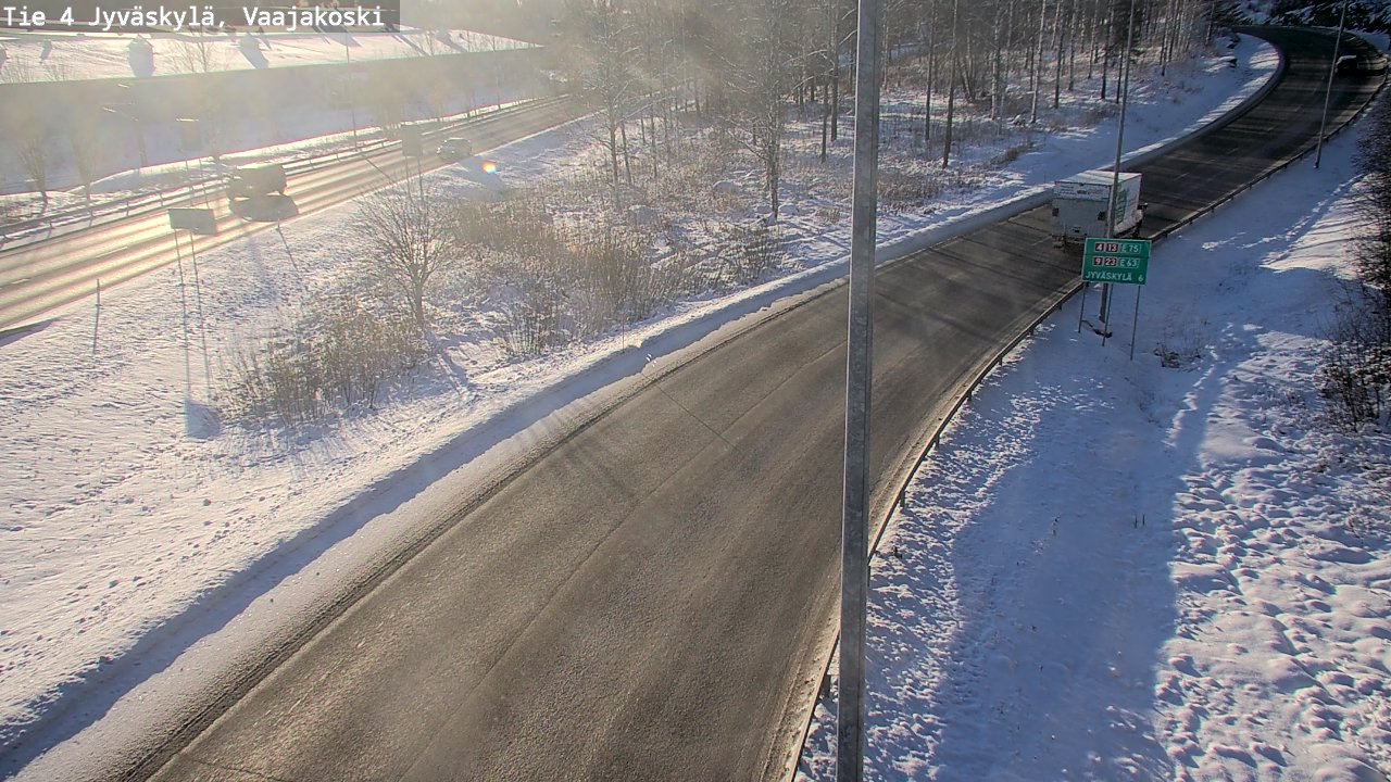 Weather Camera Image Road 4 Jyväskylä, Vaajakoski, Jyväskylä, Keski-Suomi