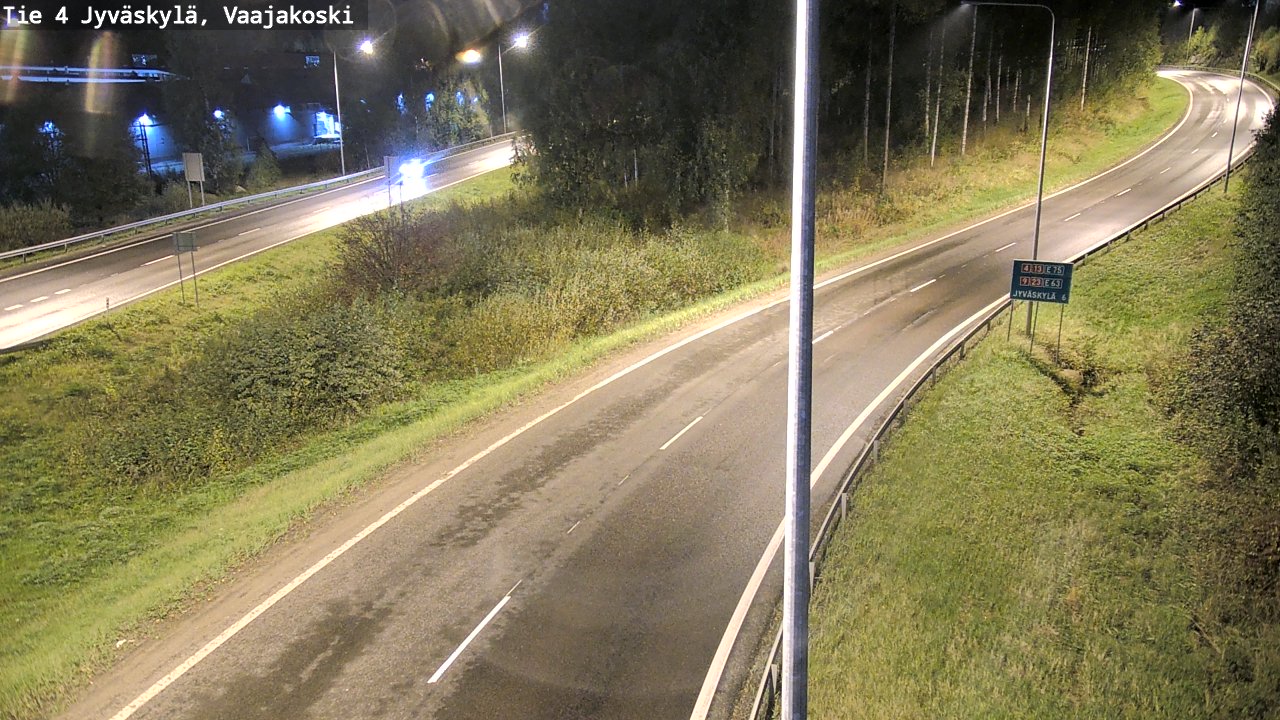 Weather Camera Image Road 4 Jyväskylä, Vaajakoski, Jyväskylä, Keski-Suomi