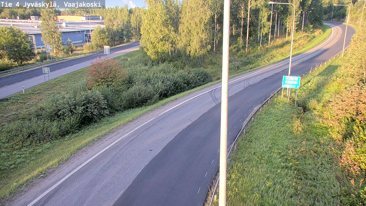 Weather Camera Image Road 4 Jyväskylä, Vaajakoski, Jyväskylä, Keski-Suomi