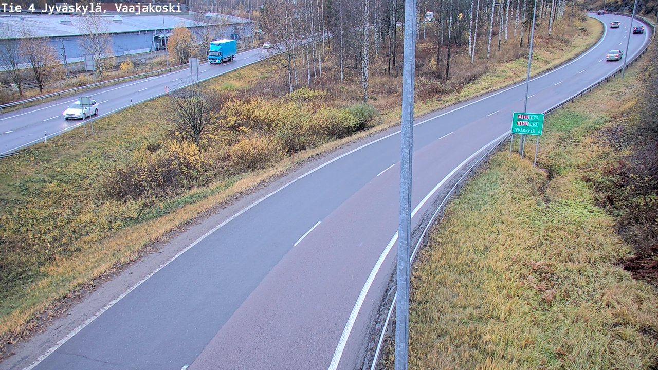 Kelikamerat Kuva Tie 4 Jyväskylä, Vaajakoski, Jyväskylä, Keski-Suomi