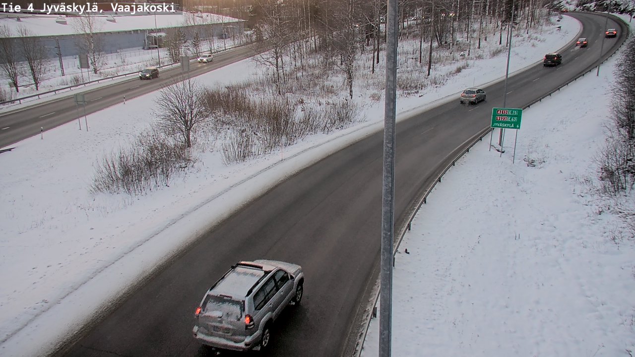 Kelikamerat Kuva Tie 4 Jyväskylä, Vaajakoski, Jyväskylä, Keski-Suomi
