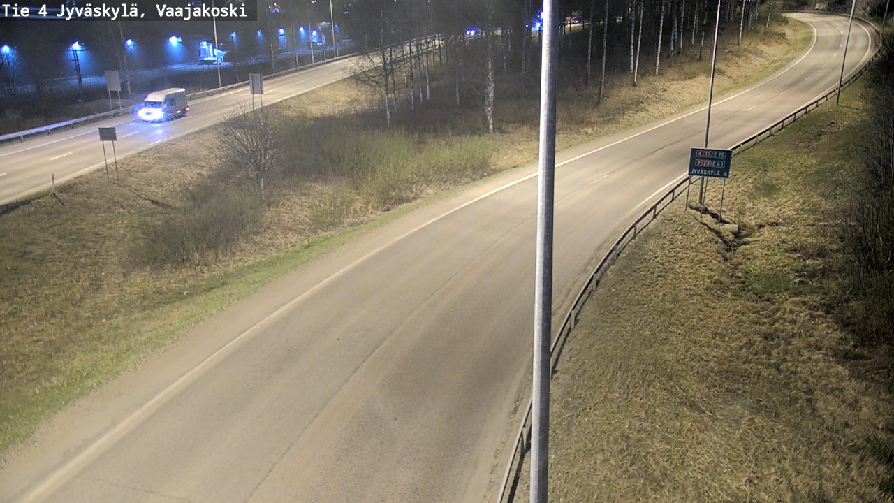 Weather Camera Image Road 4 Jyväskylä, Vaajakoski, Jyväskylä, Keski-Suomi