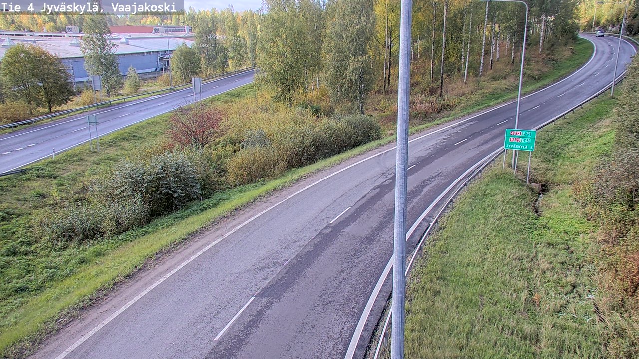 Kelikamerat Kuva Tie 4 Jyväskylä, Vaajakoski, Jyväskylä, Keski-Suomi