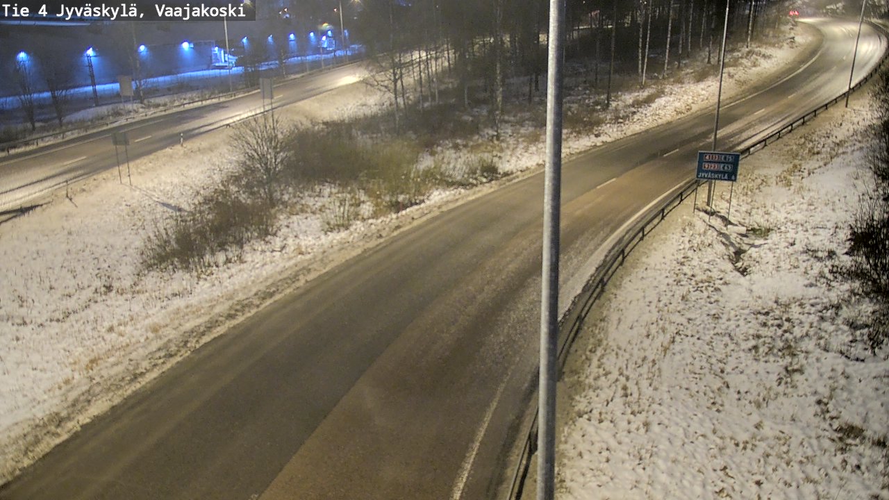 Weather Camera Image Väg 4 Jyväskylä, Vaajakoski, Jyväskylä, Keski-Suomi