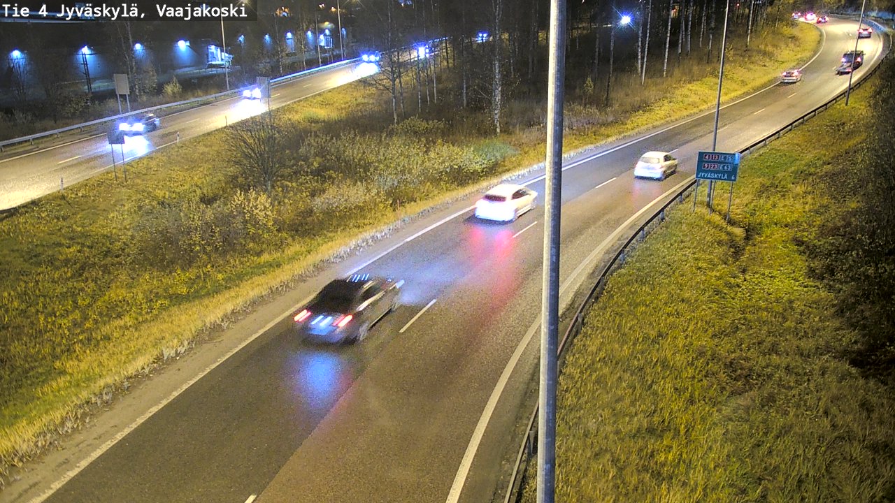 Kelikamerat Kuva Tie 4 Jyväskylä, Vaajakoski, Jyväskylä, Keski-Suomi