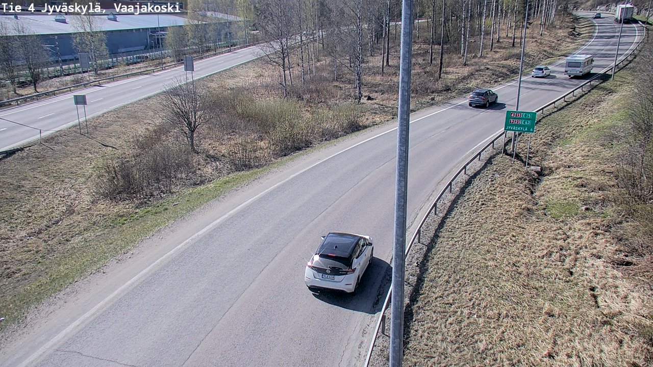 Weather Camera Image Road 4 Jyväskylä, Vaajakoski, Jyväskylä, Keski-Suomi