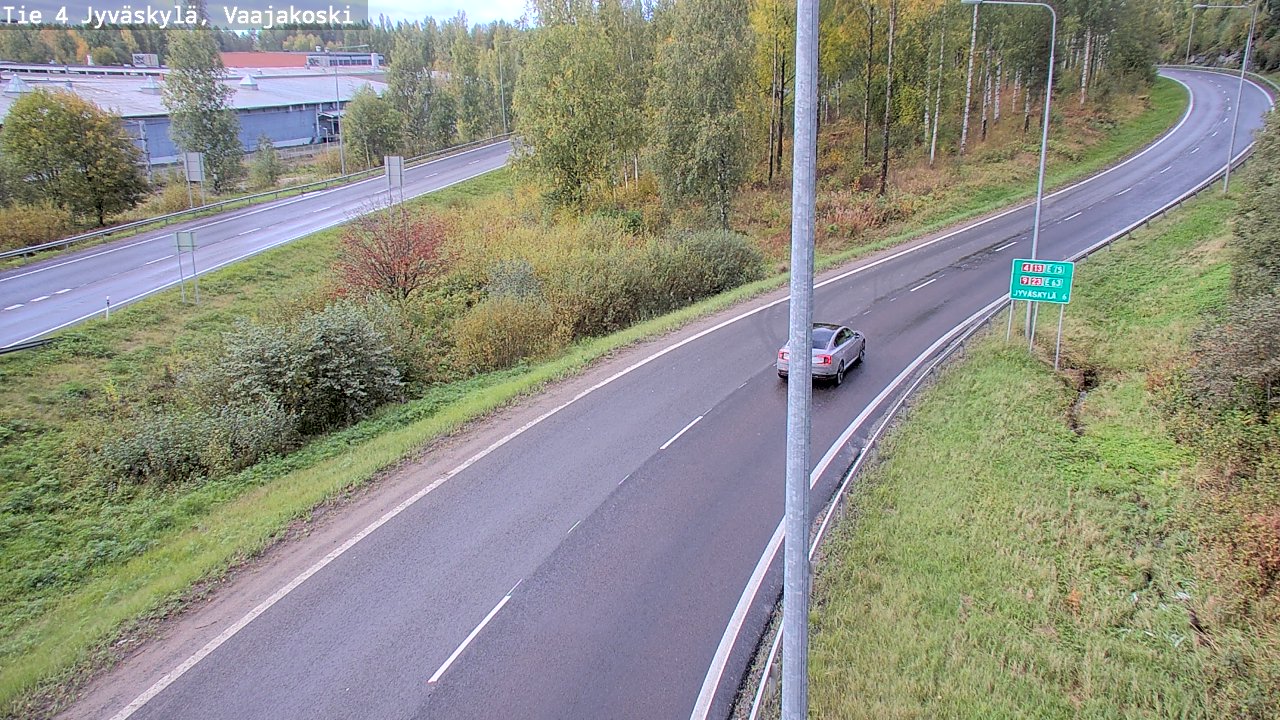 Weather Camera Image Road 4 Jyväskylä, Vaajakoski, Jyväskylä, Keski-Suomi